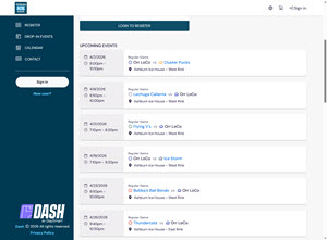 a thumbnail of the dash website